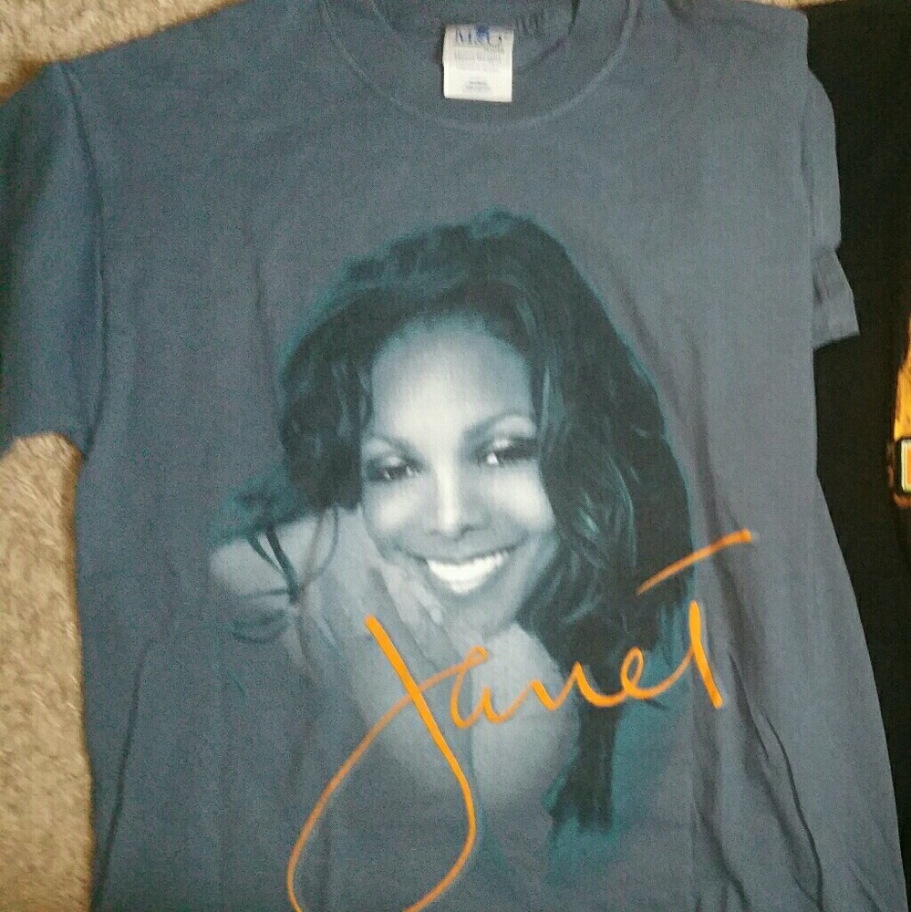 Vintage 2001 Janet Jackson Tour concert tee music